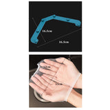 Maxbell Triangle Holder Filter 50Pcs Sink Filter Net Elastic for Leftover Garbage Blue