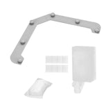 Maxbell Triangle Holder Filter 50Pcs Sink Filter Net Elastic for Leftover Garbage Gray