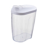 Maxbell Transparent Laundry Detergent Box with Lid for Cabinets Closet Household