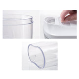 Maxbell Transparent Laundry Detergent Box with Lid for Cabinets Closet Household