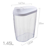 Maxbell Transparent Laundry Detergent Box with Lid for Cabinets Closet Household