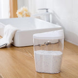 Maxbell Transparent Laundry Detergent Box with Lid for Cabinets Closet Household