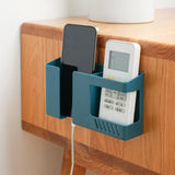 Maxbell TV Remote Control Storage Phone Plug Holder for Home Kitchen Bedroom Blue
