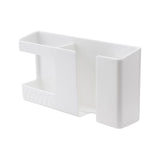 Maxbell TV Remote Control Storage Phone Plug Holder for Home Kitchen Bedroom White