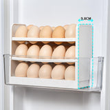 Maxbell 30 Grid Egg Container Fridge Eggs Organizers for Cabinet Shelf Countertop