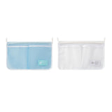 Maxbell Fridge Storage Mesh Bag Hanging with Hook Multi Function for Wall Doors White