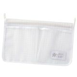 Maxbell Fridge Storage Mesh Bag Hanging with Hook Multi Function for Wall Doors White