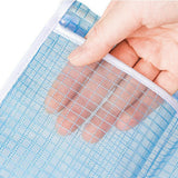 Maxbell Fridge Storage Mesh Bag Hanging with Hook Multi Function for Wall Doors White