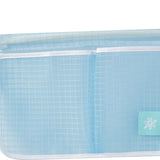 Maxbell Fridge Storage Mesh Bag Hanging with Hook Multi Function for Wall Doors Blue