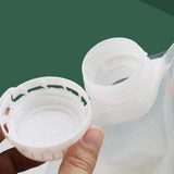 Maxbell 10Pcs Sealed Bag with Handle Organizer Food Storage Bag for Powders Snacks 1.5L