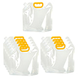 Maxbell 10Pcs Sealed Bag with Handle Organizer Food Storage Bag for Powders Snacks 2.5L