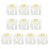 Maxbell 10Pcs Sealed Bag with Handle Organizer Food Storage Bag for Powders Snacks 2.5L