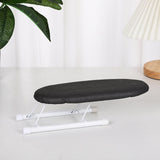 Maxbell Portable Ironing Board Foldable Legs Compact Anti Slip for Dorm Desk Dark Grey