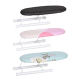 Maxbell Portable Ironing Board Foldable Legs Compact Anti Slip for Dorm Desk Dark Grey