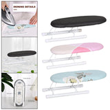 Maxbell Portable Ironing Board Foldable Legs Compact Anti Slip for Dorm Desk Dark Grey