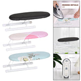 Maxbell Portable Ironing Board Foldable Legs Compact Anti Slip for Dorm Desk Dark Grey
