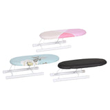 Maxbell Portable Ironing Board Foldable Legs Compact Anti Slip for Dorm Desk Dark Grey