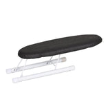 Maxbell Portable Ironing Board Foldable Legs Compact Anti Slip for Dorm Desk Dark Grey