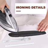 Maxbell Portable Ironing Board Foldable Legs Compact Anti Slip for Dorm Desk Dark Grey