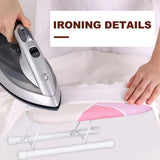 Maxbell Portable Ironing Board Foldable Legs Compact Anti Slip for Dorm Desk Pink