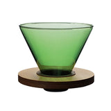 Maxbell Glass Pour Over Coffee Dripper Coffee Filter Coffee Machine Accessories Green