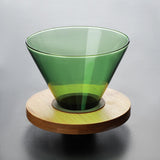 Maxbell Glass Pour Over Coffee Dripper Coffee Filter Coffee Machine Accessories Green