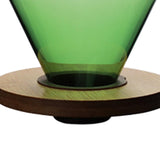 Maxbell Glass Pour Over Coffee Dripper Coffee Filter Coffee Machine Accessories Green
