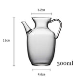 Maxbell Imitation Song Glass Teapot Transparent for Outdoor Office Tea Bags