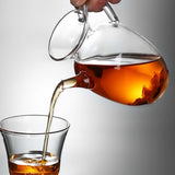 Maxbell Imitation Song Glass Teapot Transparent for Outdoor Office Tea Bags