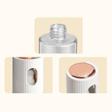 Maxbell Oil Bottle Soy Sauce Jar Seasoning Oil Dispenser Empty for Home Outdoor BBQ White