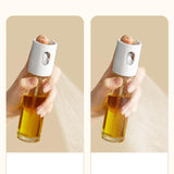 Maxbell Oil Bottle Soy Sauce Jar Seasoning Oil Dispenser Empty for Home Outdoor BBQ White