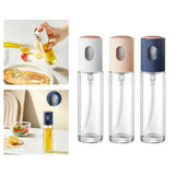 Maxbell Oil Bottle Soy Sauce Jar Seasoning Oil Dispenser Empty for Home Outdoor BBQ White