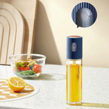 Maxbell Oil Bottle Soy Sauce Jar Seasoning Oil Dispenser Empty for Home Outdoor BBQ Blue