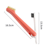 Maxbell Cleaning Brush Kitchen Cleaning Brush Portable for Hotel Bathroom  Orange