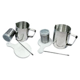 Maxbell Stainless Steel Milk Frothing Cups for Home 350ml