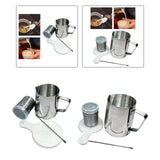 Maxbell Stainless Steel Milk Frothing Cups for Home 350ml