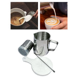 Maxbell Stainless Steel Milk Frothing Cups for Home 350ml