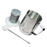 Maxbell Stainless Steel Milk Frothing Cups for Home 600ml