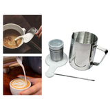 Maxbell Stainless Steel Milk Frothing Cups for Home 600ml
