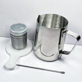 Maxbell Stainless Steel Milk Frothing Cups for Home 600ml