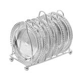 Maxbell Dish Rack Cocktail Metal Coaster Non Mat for Countertop RV Cupboard Silver