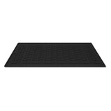 Maxbell Reusable Dish Drying Mat Heat Resistant for Kitchen Counter Cabinet Drawer Black