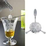 Maxbell Ice Strainer Mixing Spoon Ice Filter Bar Supplies for 16cmx4cm