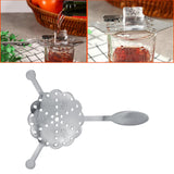 Maxbell Ice Strainer Mixing Spoon Ice Filter Bar Supplies for 16cmx4cm