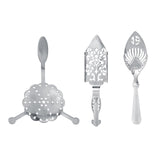Maxbell Ice Strainer Mixing Spoon Ice Filter Bar Supplies for 16cmx4cm