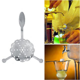 Maxbell Ice Strainer Mixing Spoon Ice Filter Bar Supplies for 16cmx4cm
