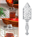 Maxbell Ice Strainer Mixing Spoon Ice Filter Bar Supplies for 16.3cmx3.6cm
