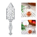 Maxbell Ice Strainer Mixing Spoon Ice Filter Bar Supplies for 16.3cmx3.6cm