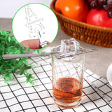Maxbell Ice Strainer Mixing Spoon Ice Filter Bar Supplies for 9.5cmx7.5cm