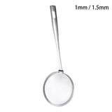 Maxbell Cooking Oil Sieve Colander Scoop with Handle for Blanching Vegetables 1mm